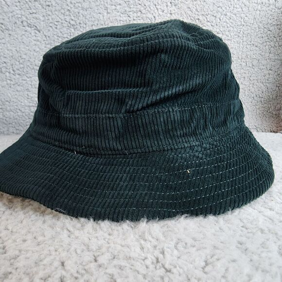 J. Crew Men's Bucket Hat Garment Dyed Corduroy Size S/M Dark Green Outdoors NEW - Picture 8 of 9